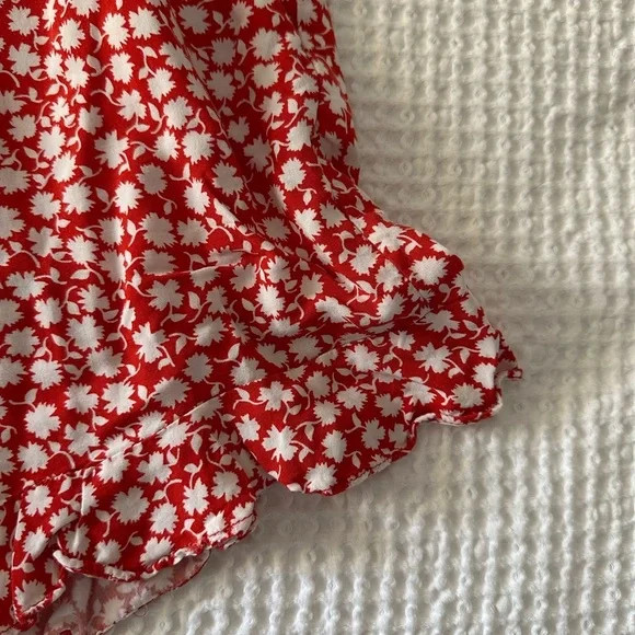 H&M Red Floral Romper - Picture 5 of 7